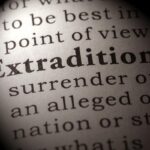 Dictionary definition of the word extradition